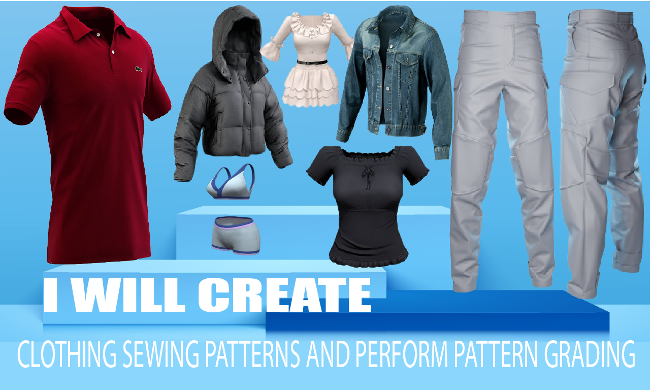 Garment Code Pattern Generator I will make any type of clothing sewing pattern and grading - Garments ...